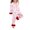 AB290 Pink, variant on Tisuna Little Toddler Girls 2 Pieces Outfits Set Heart Print Long Sleeve Lapel Neck Pajamas Fashion Stylish Girls Festival Valentine'S Clothing Set Pink Size 10-11 Years