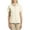 Ivory, variant on Womens Patterned Easy Care Camp Shirt Polyester Rayon Blend Open Collar Short Sleeves