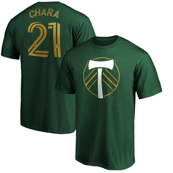 Men's Diego Chara Green Portland Timbers Authentic Stack Player Name & Number T-Shirt