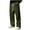 Army Green, variant on purcolt Mens Yoga Sweatpants Athletic Lounge Pants Drawstring Baggy Pants Casual Open Bottom Wide Leg Trousers