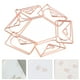 thumbnail image 4 of EeaseMX 20 clips metálicos grandes con forma de sobre, para notas, portátiles, de oficina (oro rosa), 4 of 7