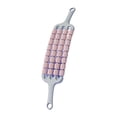 thumbnail image 3 of Rodillo de masaje corporal flexible para relajación muscular, ideal para el hogar y viajes, 46 x 8 cm. Rosa, 3 of 8