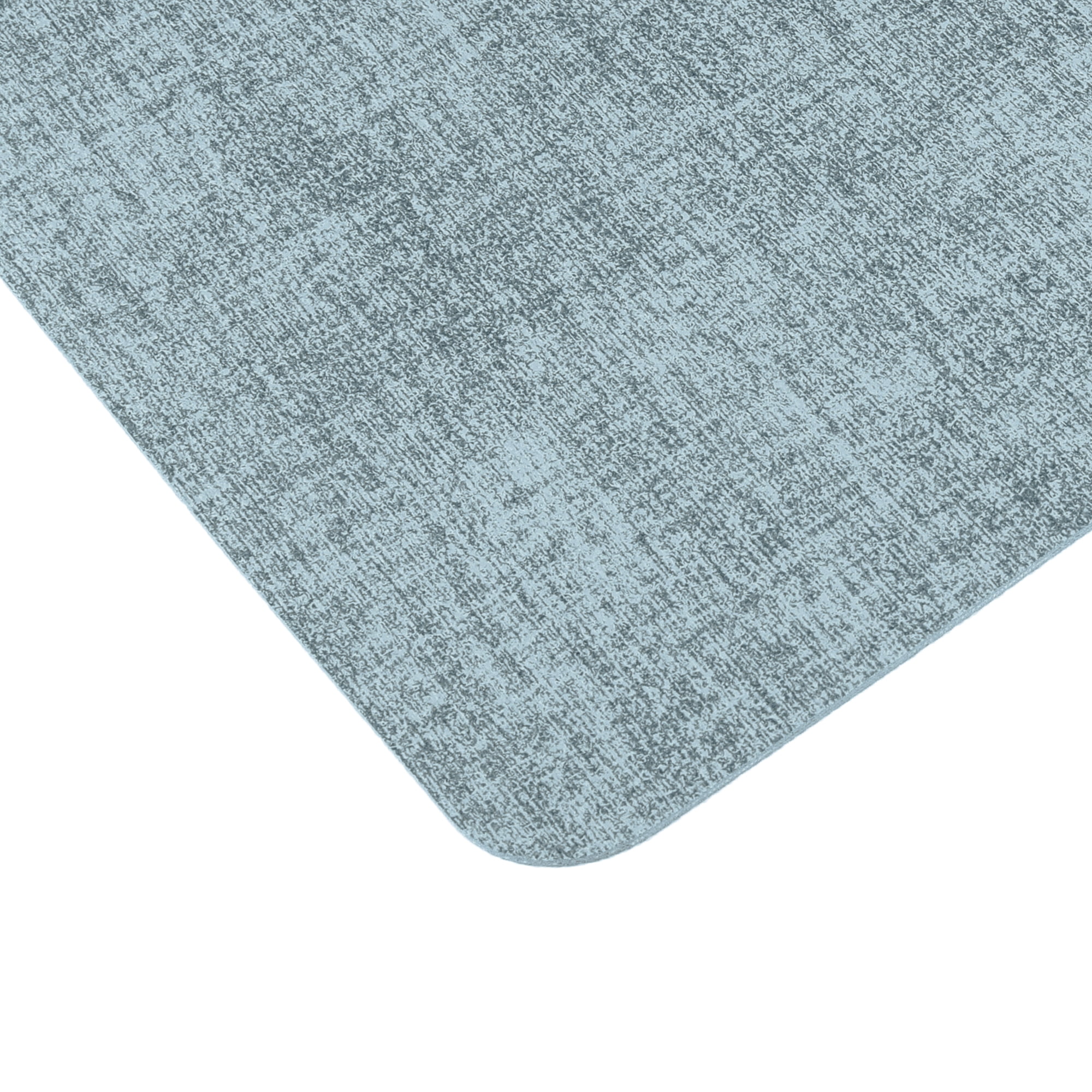 Unique Bargains Set of 6 Faux Leather Heat Resistant Waterproof Dining PU Place Mats Light Blue