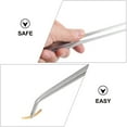 thumbnail image 5 of PBPBOX Lizard Feeding Tongs Tools Stainless Steel Silver for Reptiles 2Pcs, 5 of 7