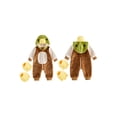 thumbnail image 2 of RUINIXCW Toddler Baby Boy Girl Duck Costume Newborn Infant Halloween Animal Costume Warm Fall Winter Plush Jumpsuit Outfit Long Sleeve Hood Zip Up Romper Snowsuit Foot Covers, 2 of 10