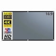 thumbnail image 3 of Projector Screen 60-133 Inch Grey Anti-Light 16:9 Black Border with Holes Home Outdoor ,Wrinkle-Free, 3 of 8