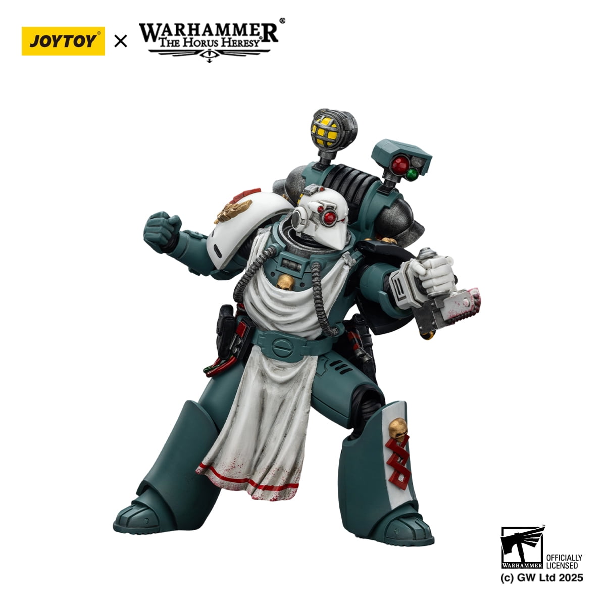 [IN STOCK] JOYTOY Warhammer 40K 1/18 Action Figures Sons of Horus Legion Apothecary Anime Military Model Toys Collectible