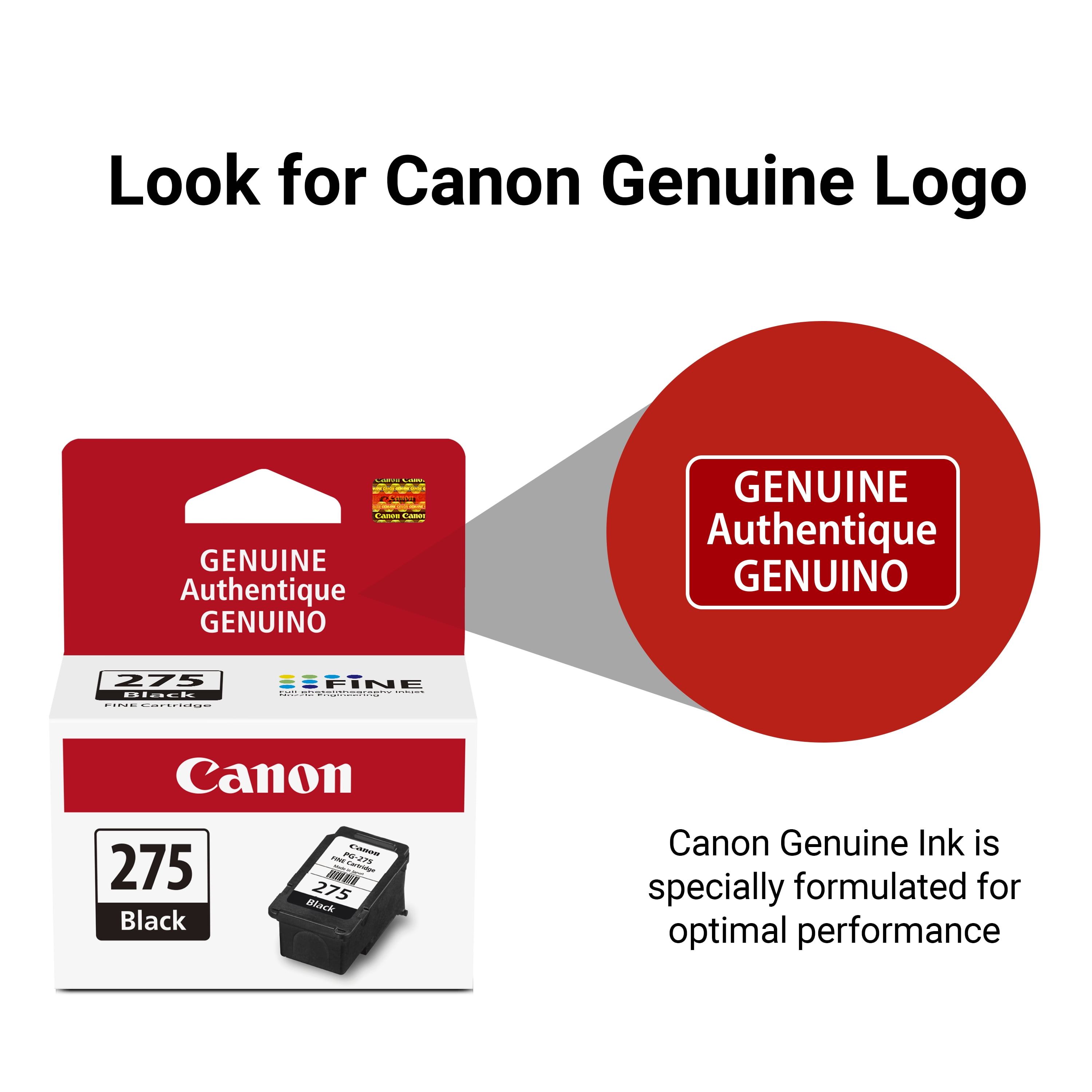Canon 275 Black Standard Yield Ink Cartridge