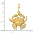 thumbnail image 3 of 14K Yellow Gold Charm Pendant Themed 35 mm 25 Cancer Zodiac, 3 of 3