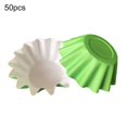 thumbnail image 2 of 50Pcs Anti-slip Muffin Cup Solid Color Paper Microwave Safe Cupcake Liner Kitchen Tools, 2 of 9