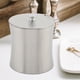 thumbnail image 1 of Azucarero de acero inoxidable para tarro de condimento, bote de condimento para sal y pimienta con cuchara de tapa, tarro de condimento seguro y resistente de 400 ml con fondo, 1 of 7