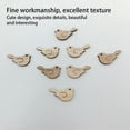 thumbnail image 2 of Cateissary 100 piezas de piezas de suministros de adorno arte animales en forma de encanto en blanco fiesta Scrapbooking álbum de fotos Kits de decoración para fiestas Tipo de aves, 2 of 6