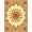 Burnt Orange, Pattern 14, variant on ODIKA 8'x10' Washable Area Rug Durable, Non-Slip Burnt Boho Fall Halloween Terracotta Vintage Bathroom Orange Flowing Dynamic for Living Room, Under Sectional, Family