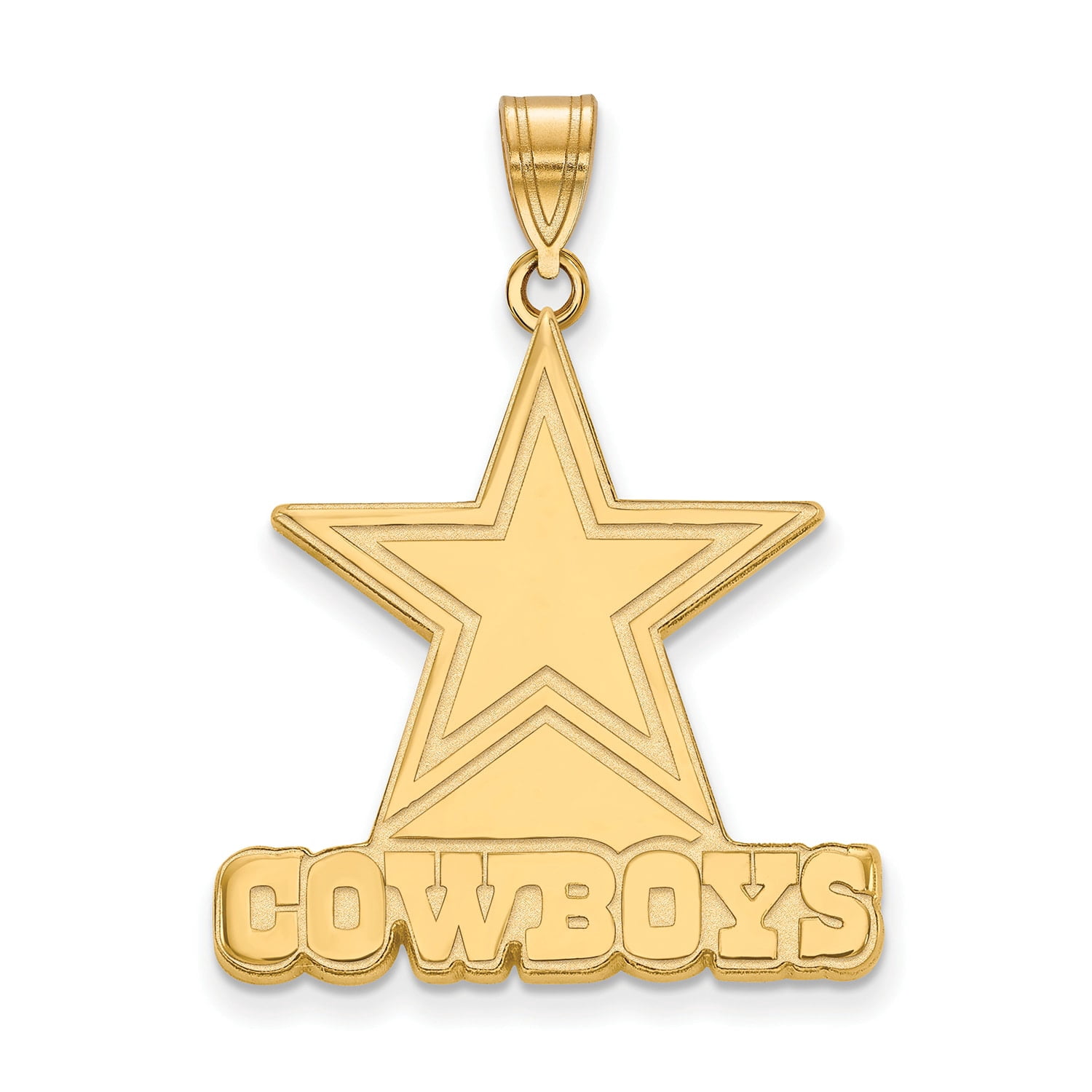 Dallas Cowboys 14k Yellow Gold Medium 