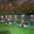 thumbnail image 6 of Solar Stair Lights Outdoor Black, RGB Color Changing, Waterproof, Auto Dusk to Dawn for Steps, 6 of 10