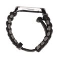 thumbnail image 5 of Correa de Reloj de Cordón de Paraguas ANGGREK Para Mi Band 6/5 Ajustable Negro gris, 5 of 5