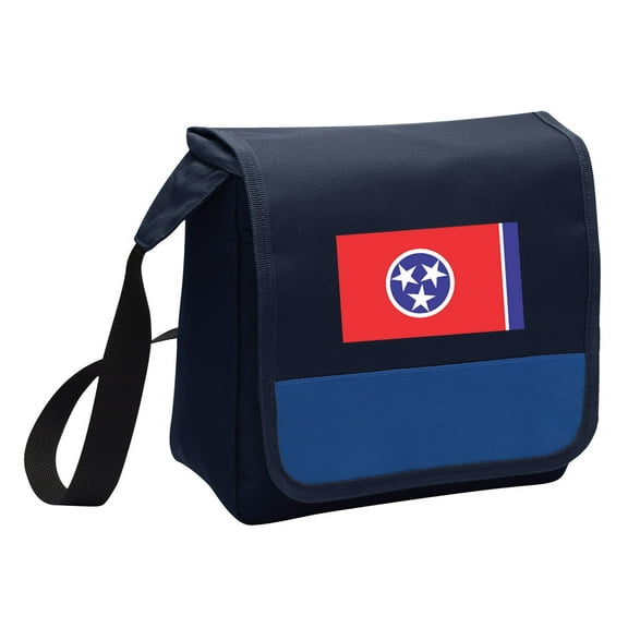 OFFICIAL Tennessee Flag Lunch Bag Mens or Womens Tennessee Lunch Box Cooler with Shoulder Strap