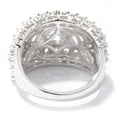 thumbnail image 4 of Sterling Silver 7.65Ctw White Natural Zircon Band Ring, 4 of 6