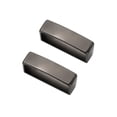 thumbnail image 2 of 2pcs Belt Loop Keepers (28mm-30mm) Women's Metal Belt Loops Anti-Slip Frosted Men's Belt Buckle Accessories(S black), 2 of 5