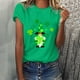thumbnail image 2 of Camisetas con estampado del Día de San Patricio y cuello redondo para mujer, blusas femeninas cómodas a la moda, Tops Fridja bn966, 2 of 6