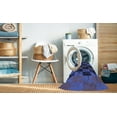 thumbnail image 2 of Ahgly Tapis d'Intérieur Lavable en Machine Carré Transitionnel Bleu Minuit, 6 Pieds Carré, 2 of 7