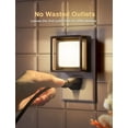 thumbnail image 4 of Luz nocturna LED DoresShop, sensor del anochecer al amanecer, paquete de 2, 4 of 7