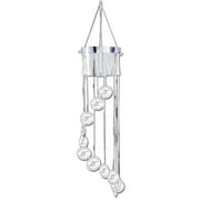 Beistle 3' 4" 25th Anniversary Shimmering Spiral Silver 3/Pack 57421