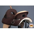 thumbnail image 5 of HILASON 15 Treeless Western Trail Barrel Racing American Leather Saddle | Horse for Horses, 5 of 8