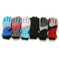 thumbnail image 2 of Qarigey 1 par de guantes de esquí para niños, deportes al aire libre, ciclismo, manopla para niños, manopla de invierno para clima frío, Protector de guantes y mitones rojo gris Qarigey AP014386-06, 2 of 6