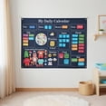 thumbnail image 5 of Educational Calendar for Boys – Interactive Preschool Learning Board with Weather, Emotions, and Dress the Bear, Reusable Magnetic or Felt Wall Chart for Home School Classroom, 5 of 5