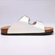 thumbnail image 5 of Sandalias planas para mujer, pantuflas con plantilla de corcho, sandalias de verano de moda con hebilla ajustable, sandalias antideslizantes de corcho para el hogar, 5 of 6