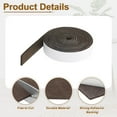 thumbnail image 3 of Felt Strips with Adhesive Backing, 4 Pack 4/5" x 79" x 0.12" Adhesive Felt Strips Anti Scratch Furniture Felt Tapes Self-Stick Felt Pads for Protecting Hardwood Floor, Brown, 3 of 7