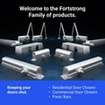 thumbnail image 4 of Fortstrong - Door Closer FS-1306LITE Adjustable Closers for Children & Women Silver, Alloy Steel - Box, 4 of 8
