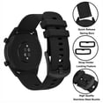 thumbnail image 4 of Silicone Watch Band 22mm Quick Release Rubber Watch Straps for Men Women,Black Stainless Steel Buckle, 4 of 8