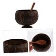 thumbnail image 4 of HINTRMENT 1 Set Round Coconut Shell Cup Natural Design For Restaurant Shooting Coconut Bowl Decor, 4 of 8