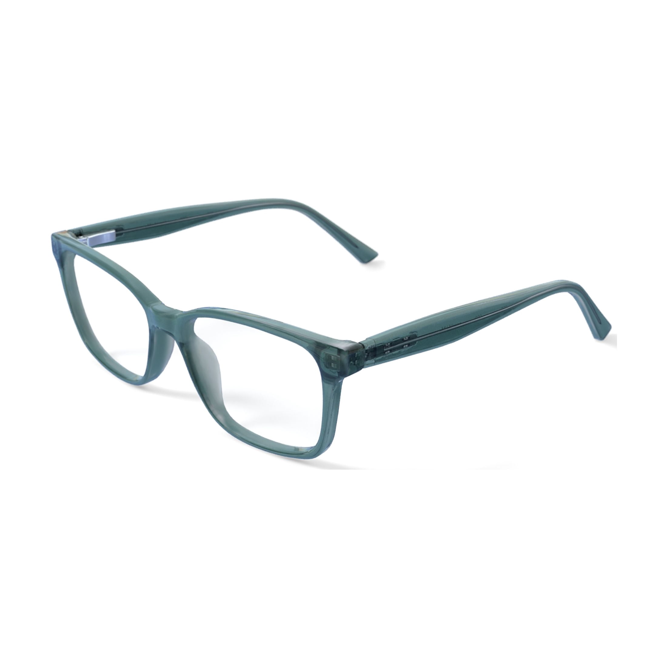Youth Mason Rx'ble Eyeglasses with Case, Crystal Green