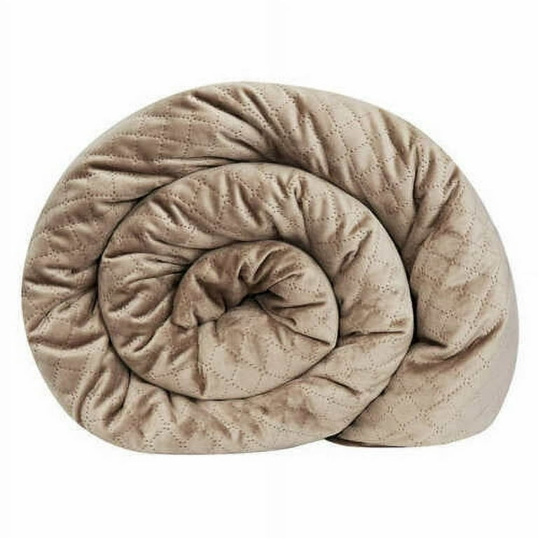 Pendleton Glass Micro Beads Weighted Blanket 48 x 72 15lbs Beige NEW Walmart