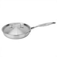 thumbnail image 4 of 24cm Frying Pan, 304/403 Stainless Steel Three Layer Steel Flat Pan, With Pot Cover For Restaurant Home, 4 of 8
