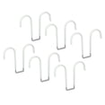 thumbnail image 4 of Juego de 6 ganchos para colgar sobre la puerta, de doble cara, para toallas, ropa, coronas, perchero de baño, organizador de sombreros, 4 of 14