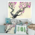 thumbnail image 3 of Designart 'The Japanese Tree With Purple Flowers On' Traditional Framed Art Print, 3 of 4