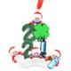 thumbnail image 4 of Decoración De Árbol De Navidad Personalizado Adornos De Navidad De Reunión Familiar Con Patrón De Papá Noel De Trébol De Cuatro Hojas Eigraketly HA041686-08, 4 of 6
