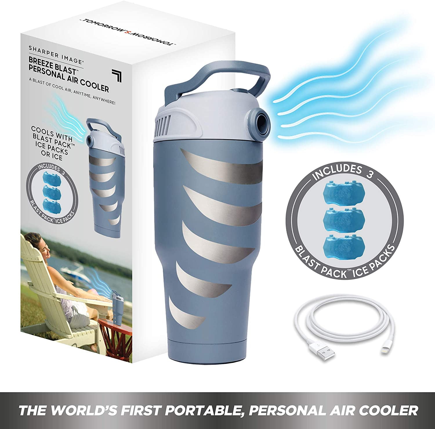 sharper image personal cooling system 3.0