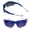 Blue/Blue, variant on "The Athlete" 2 Pair Polarized Lightweight Sport Wrap Bifocal Sunglasses - Blue/Blue - 1.50