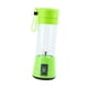 thumbnail image 3 of Licuadora portátil, Mini vaso de batidora, mezclador Personal de frutas, exprimidor eléctrico de 400ml, exprimidor de cítricos para ejercicio, Verde, 3 of 9
