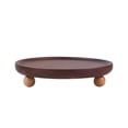 thumbnail image 1 of Soporte exhibición madera para chimenea, estilo rústico, ideal para fiestas, fácil limpiar, con estructura estable y resistente. Soporte para 5 pulgadas, 1 of 6