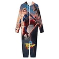thumbnail image 3 of Henry Danger Women Men Pajamas Zipper Onesie Jumpsuit Hooded One Piece Sleepwear, 3 of 7