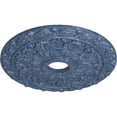thumbnail image 3 of Ekena Millwork 19 7/8"OD x 3 5/8"ID x 1 1/4"P Spring Leaf Ceiling Medallion (Fits Canopies up to 5 5/8"), Hand-Painted Americana Crackle, 3 of 6