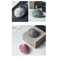 thumbnail image 4 of Vela perfumada de flor de hielo de piedra, vela única creativa neutra, decoración de adorno de fragancia para el hogar, 4 of 4