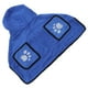 thumbnail image 4 of Toalla para Perros Fuerte Absorbente Secado rápido Bolsillos para Las Manos Diseño Albornoz para Perros con Capucha con Pretina para Gato Azul M, 4 of 5