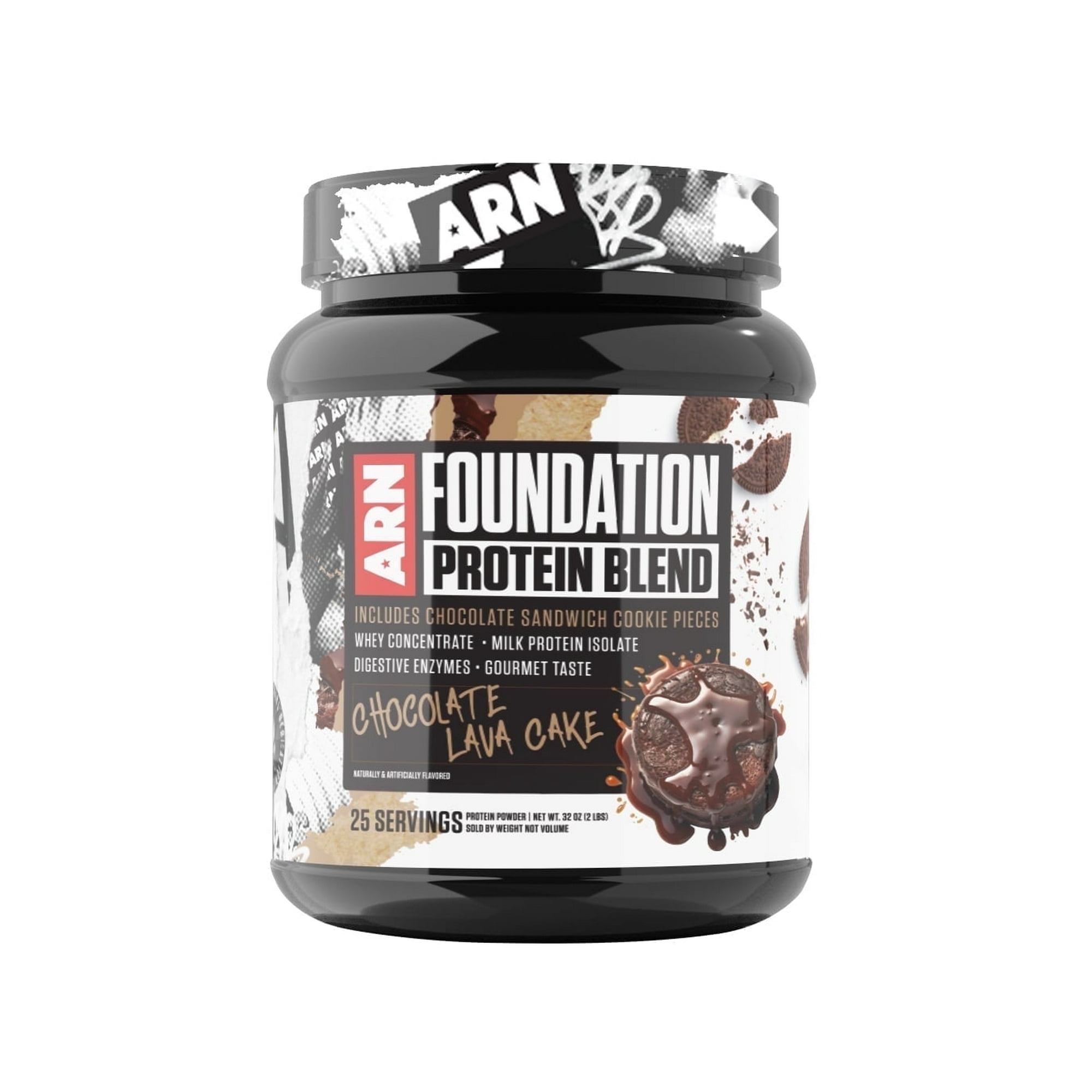 Arms Race Nutrition | ARN | Foundation Protein Blend (2 Pounds, Chocolate Lava Cake)